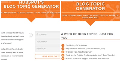 Blog topics. Topic Generator.